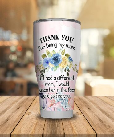 Funny Floral Mom Tumbler - Unique Gift For Mother'S Day Or Birthday - 20Oz Insulated Cup