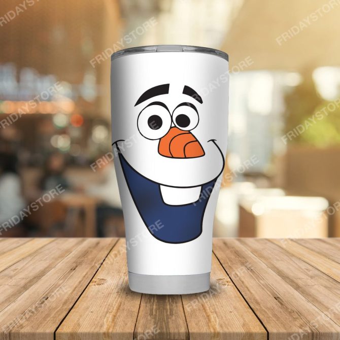 Olaf Tumbler Cup With Lid - 20Oz Insulated Stainless Steel Travel Mug For Kids & Adults - Image 5
