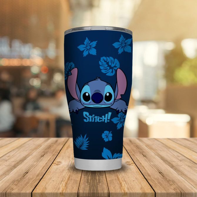 Stitch Insulated Tumbler - 20Oz Double Wall Stainless Steel Travel Mug With Lid - Image 2