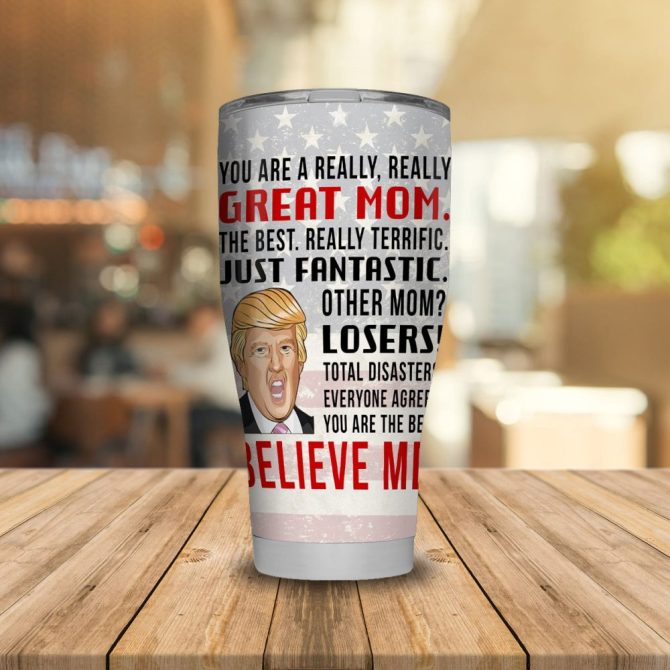 Funny Great Mom Tumbler - Unique Gift For Moms - 20Oz Insulated Travel Cup