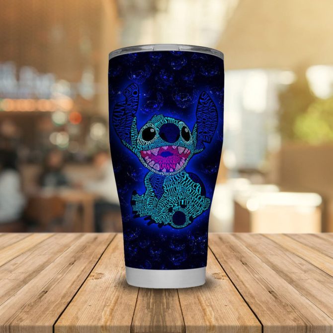 Stitch Themed Insulated Tumbler – 20Oz Stainless Steel Travel Mug With Lid – Cute & Durable Design - Image 5