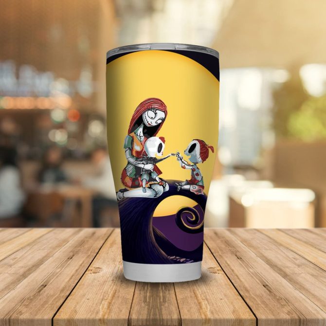 Spooky Family Tumbler - Insulated Stainless Steel Cup With Lid - Perfect Halloween Gift! - Image 5