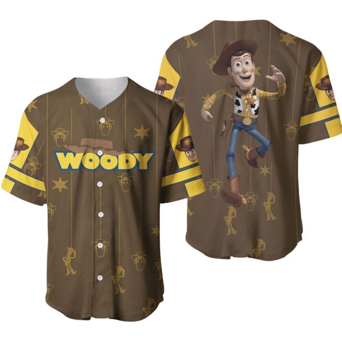 Toy Cowboy Graphic Baseball Jersey – Fun Character Design For Fans