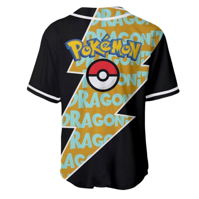 Dragon-Themed Pokemon Baseball Jersey - Vibrant Design For Fans & Collectors - Image 3