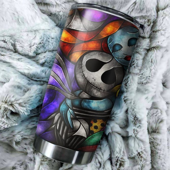 Vibrant Stained Glass Style Insulated Tumbler - Keeps Drinks Hot Or Cold - 20 Oz Travel Mug