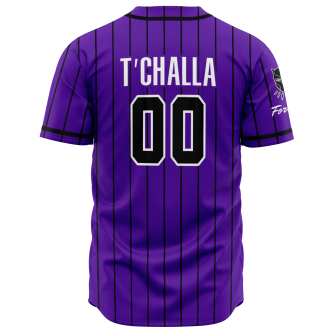 Purple Wakanda Baseball Jersey - Stylish, Comfortable, And Perfect For Fans! - Image 2