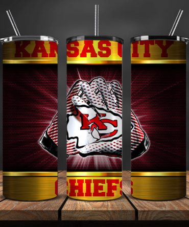 Chiefs Football Tumbler - Stay Hydrated In Style: Kansas City Chiefs Tumbler - Perfect For Fans & Game Days!