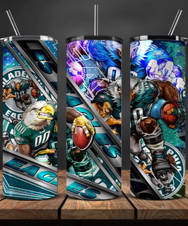 Philadelphia Eagles Tumbler Set - 20Oz Stainless Steel, Nfl Fan Gift, Insulated Drinkware