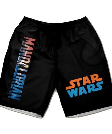 Star Wars Mandalorian Men'S Swim Shorts - Comfortable & Stylish Beachwear