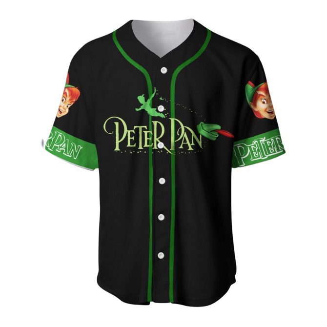 Peter Pan Baseball Jersey – Playful Design, Perfect For Fans & Collectors - Image 2