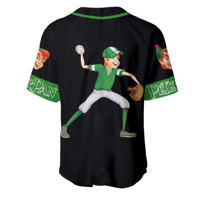 Peter Pan Baseball Jersey – Playful Design, Perfect For Fans & Collectors - Image 3