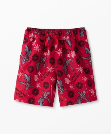 Kids' Spider-Man Miles Morales Red Shorts - Comfortable & Stylish Superhero Wear
