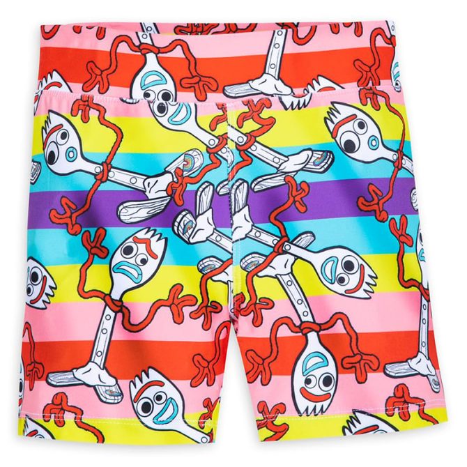Colorful Cartoon Character Swim Shorts For Kids - Fun & Vibrant Design
