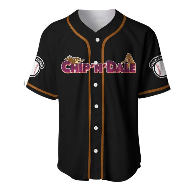 Chip 'N Dale Baseball Jersey - Fun Cartoon Sports Apparel For Fans - Image 2