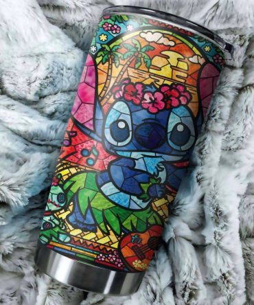 Colorful Tropical Character Tumbler – Insulated Stainless Steel Travel Mug, 20Oz
