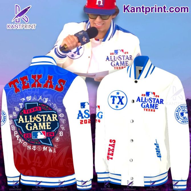 Texas All-Star Game 2024 Jacket - Premium Mlb Baseball Varsity Bomber, Unisex, Limited Edition