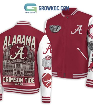 Alabama Crimson Tide Varsity Jacket - Stylish College Team Apparel For Fans