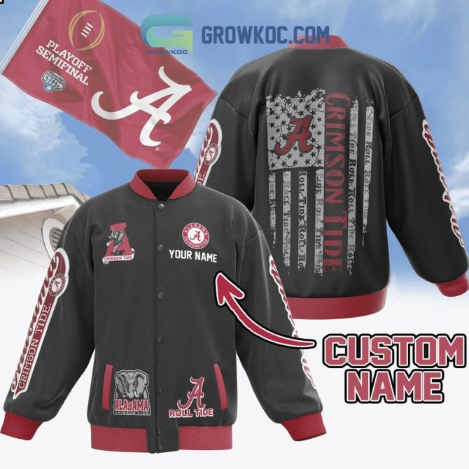 Customizable Alabama Crimson Tide Jacket – Personalize Your Game Day Look!