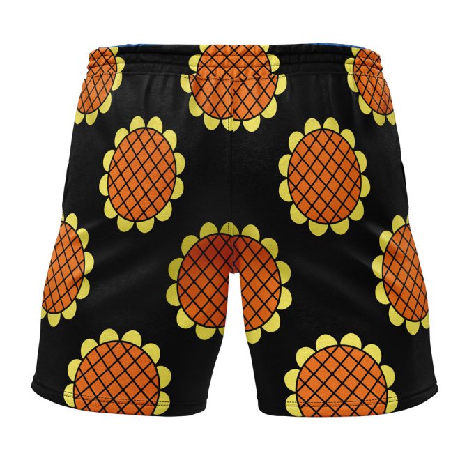 Vibrant Sunflower Print Men'S Swim Trunks - Summer Beachwear Shorts - Image 2