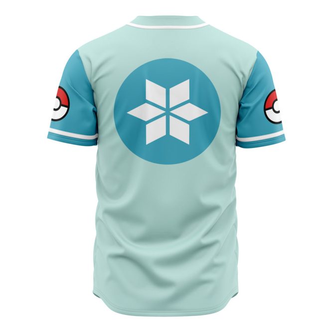 Stylish Pokémon Blizzards Baseball Jersey - Cool Blue Design For Fans - Image 2