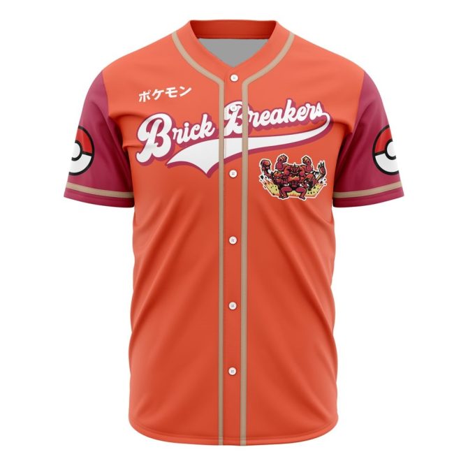 Vibrant Brick Breakers Baseball Jersey - Bold Design, Unisex Fit, Perfect Gift For Fans