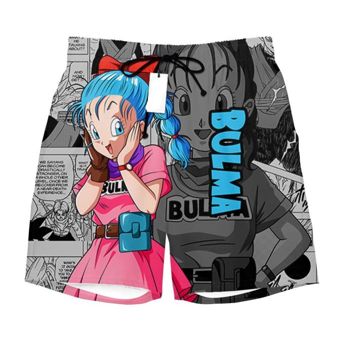 Anime-Inspired Bulma Graphic Shorts - Perfect For Fans & Casual Wear - Image 2
