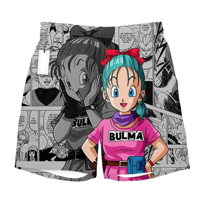 Anime-Inspired Bulma Graphic Shorts - Perfect For Fans & Casual Wear - Image 3
