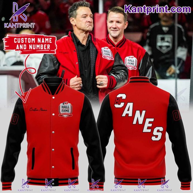 Customizable Hall Of Fame Varsity Jacket - Personalize Name & Number