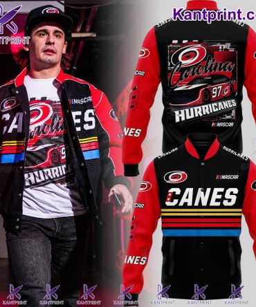 Carolina Hurricanes Nascar Jacket - Bold Red & Black Design For Fans