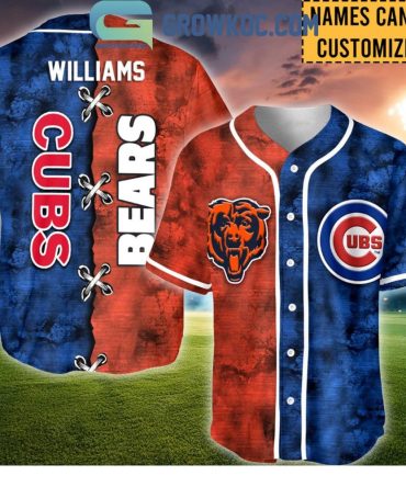 Customizable Cubs & Bears Fan Jersey – Personalized Sports Apparel For Ultimate Team Spirit