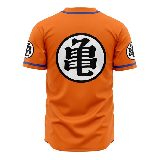 Master Roshi Orange Baseball Jersey - Anime Fan Gear For Cosplay & Everyday Wear - Image 2