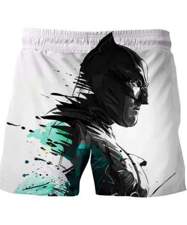 Men'S Graphic Superhero Swim Trunks - Quick Dry Beach Shorts For Summer Fun