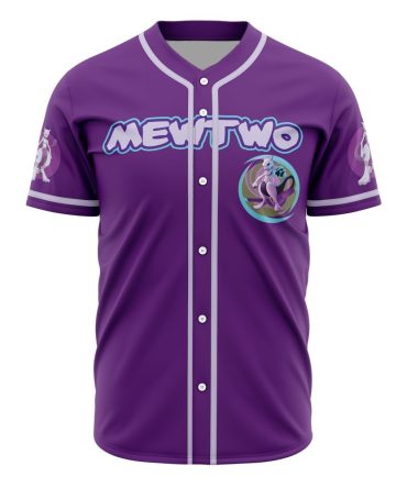 Stylish Purple Mewtwo Baseball Jersey - Premium Fan Apparel For Men & Women