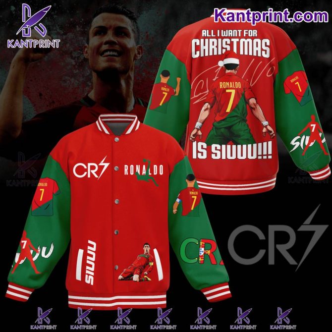 Festive Cr7 Christmas Jacket - Soccer Fan Gift With Iconic Design & Holiday Cheer