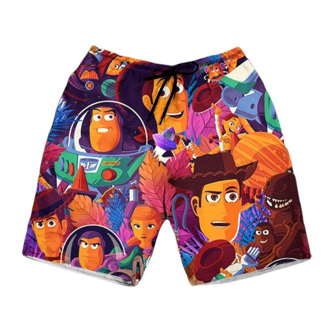 Vibrant Cartoon-Themed Men'S Shorts - Perfect For Summer Fun & Beach Days! - Image 2
