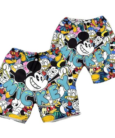 Colorful Cartoon Print Kids Swim Shorts - Fun & Comfy Beachwear For Summer Adventures!