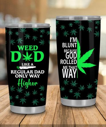 Funny Weed Dad Travel Mug - Durable, Insulated, Unique Gift For Cannabis Lovers