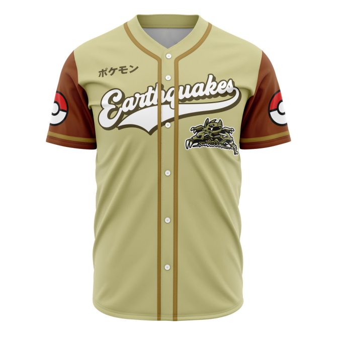 Pokémon Earthquake Baseball Jersey - Stylish Fan Gear For Trainers