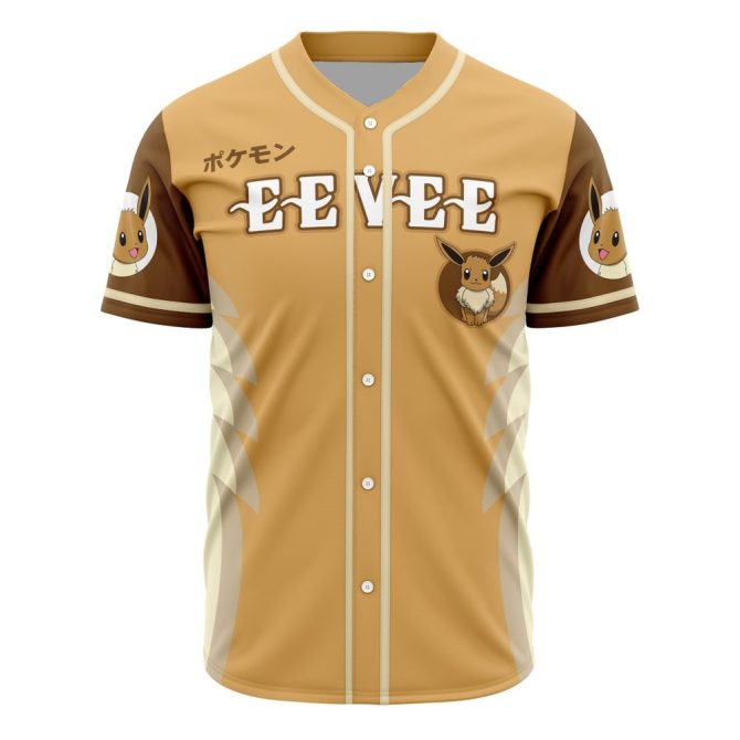 Stylish Eevee Baseball Jersey - Perfect For Pokémon Fans & Collectors!