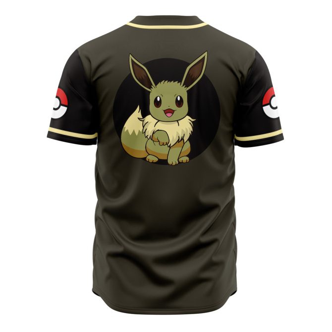 Stylish Pokémon Evolutions Baseball Jersey - Unisex Vintage Design For Fans - Image 2