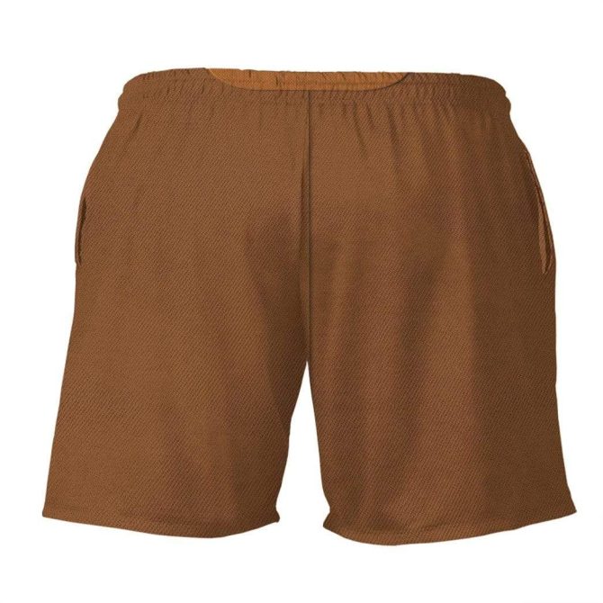 Men'S Vintage Style Novelty Swim Trunks - Fun Button Design Beach Shorts - Image 3
