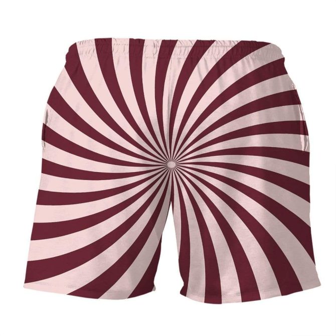 Bold Graphic Swim Trunks - Eye-Catching Beachwear With Unique Design - Image 2