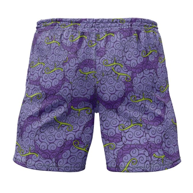 Vibrant Purple Swirl Pattern Men'S Swim Shorts - Fun Summer Beachwear - Image 2