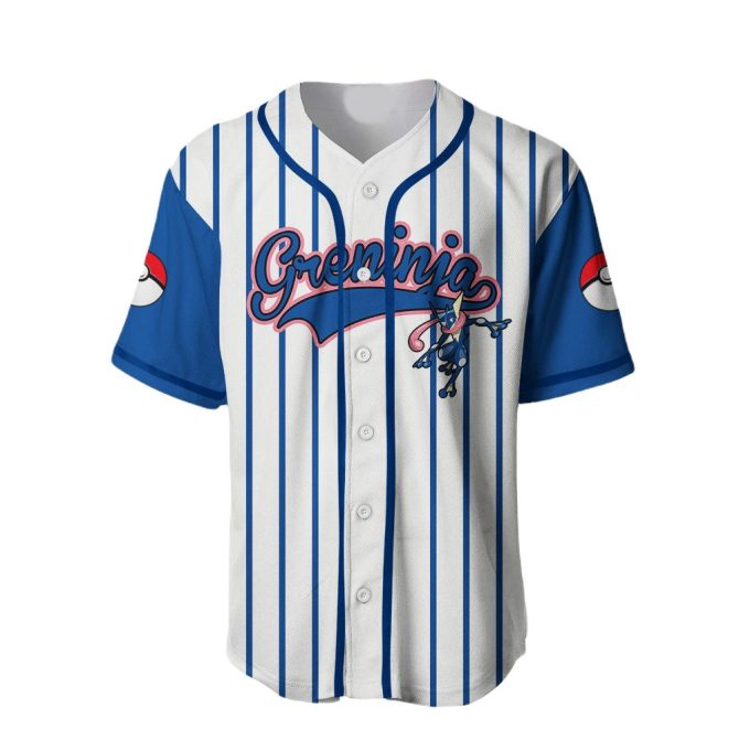 Stylish Greninja Baseball Jersey - Perfect Gift For Pokémon Fans! - Image 2