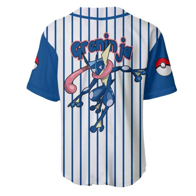 Stylish Greninja Baseball Jersey - Perfect Gift For Pokémon Fans! - Image 3