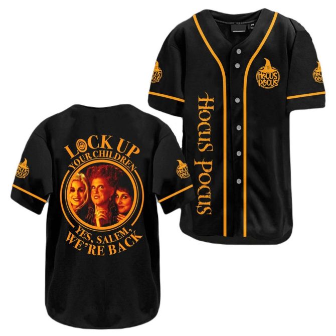 Limited Edition 'Hocus Pocus' Baseball Jersey – Iconic Salem Style For Halloween Fans