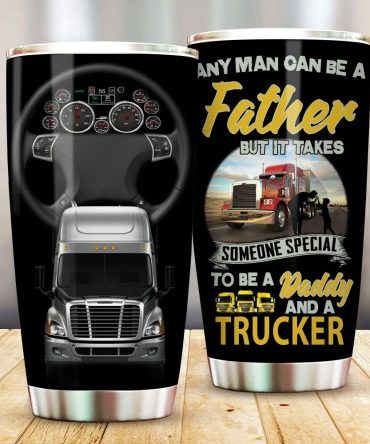 Special Trucker Dad Tumbler - Unique Gift For Fathers, 20Oz Stainless Steel Travel Mug