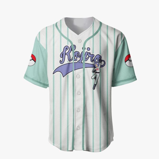 Team Rocket Kojiro Baseball Jersey – Anime Fan Apparel With Stripes & Iconic Design - Image 2