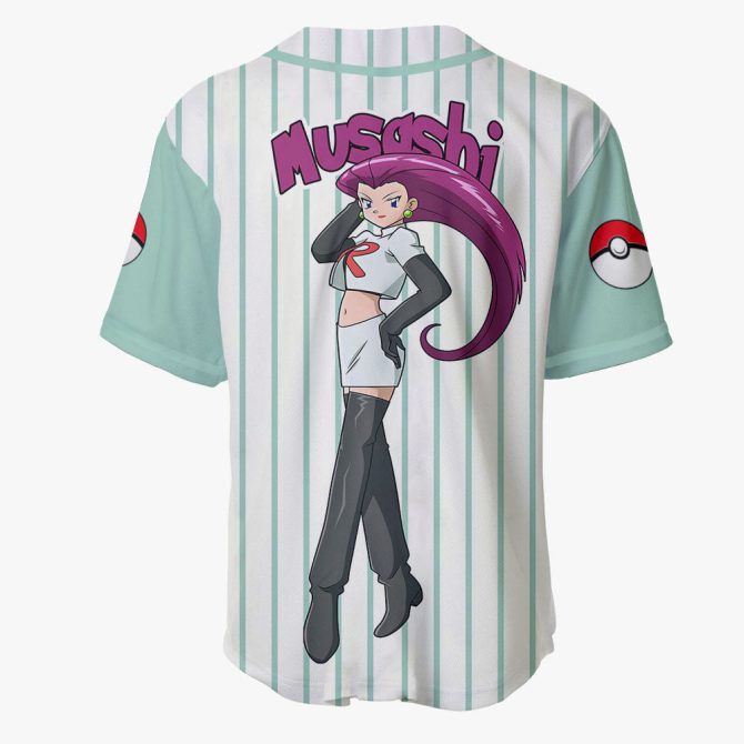 Stylish Musashi Baseball Jersey – Anime-Inspired Design With Iconic Character Art - Image 3