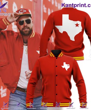Red Texas Varsity Jacket – Bold State Pride & Retro Style For Men